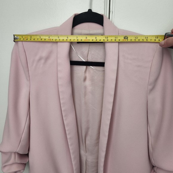 Zara blazer.  Soft Pink - Picture 5 of 7